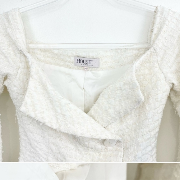 House of CB XS Nia Tweed Blazer Dress - Picture 8 of 11